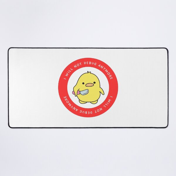 Item preview, Copy of Developer Rubber Duckie,Say I will not debug anymore designed and sold by Redstrawberry13.