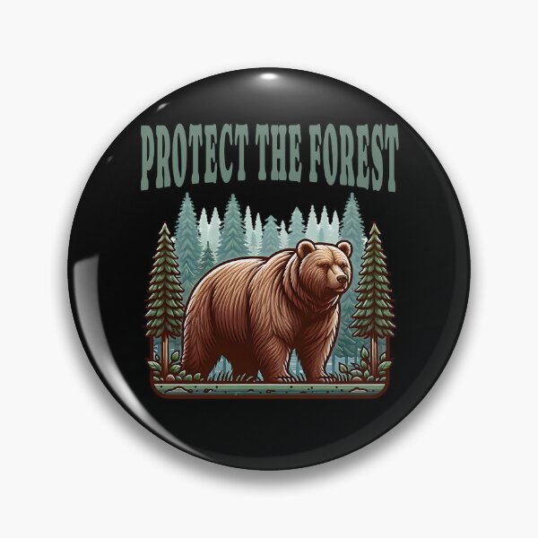 Item preview, Protect the forest - cool nature conservation design designed and sold by ReneMM.