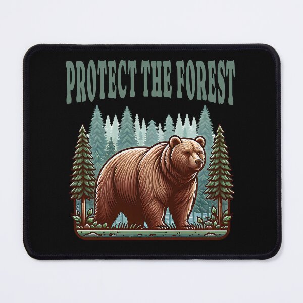 Item preview, Protect the forest - cool nature conservation design designed and sold by ReneMM.