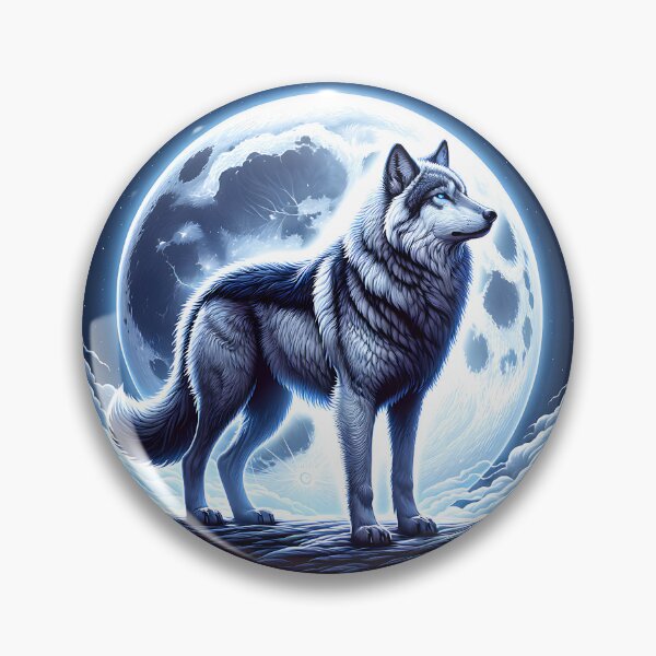Item preview, Mystical Wolf in the Full Moon designed and sold by ReneMM.