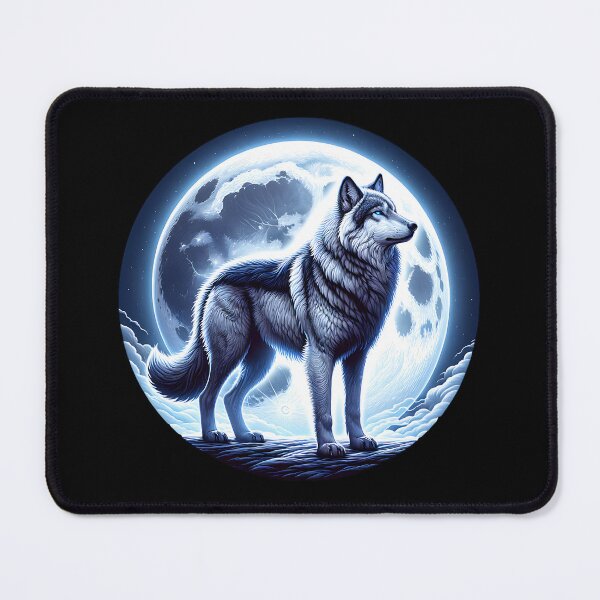 Item preview, Mystical Wolf in the Full Moon designed and sold by ReneMM.