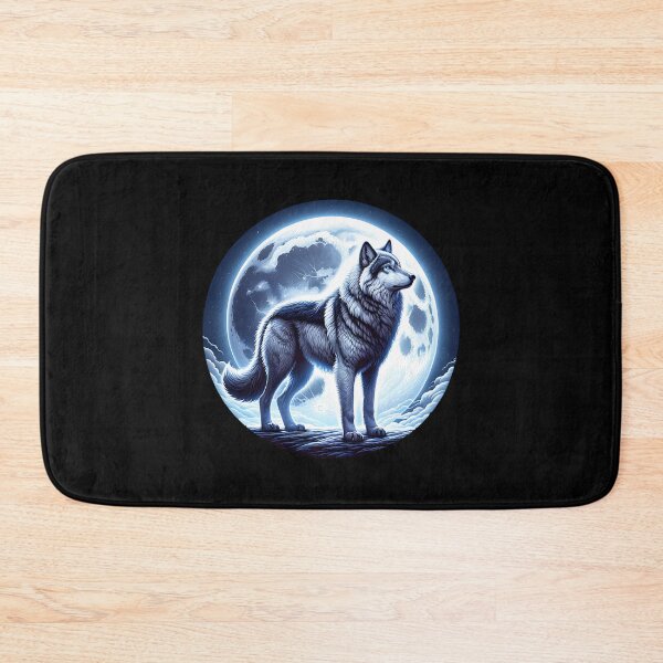 Item preview, Mystical Wolf in the Full Moon designed and sold by ReneMM.