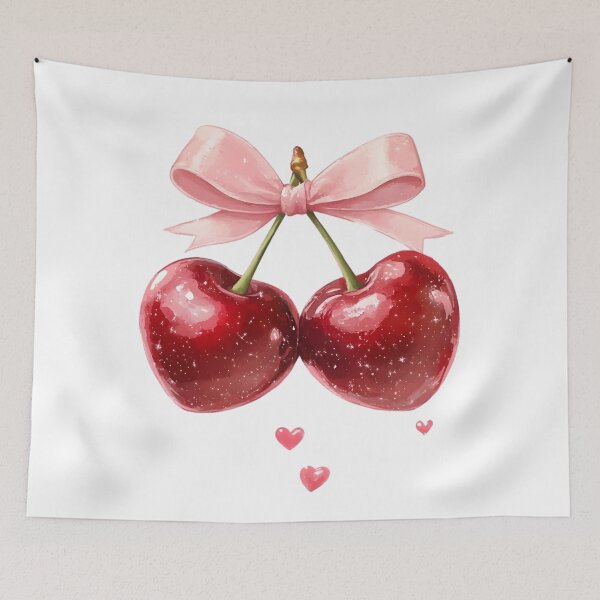 Item preview, Cherry Sweetheart – Coquette Kawaii Duo designed and sold by AI-Only Creations.