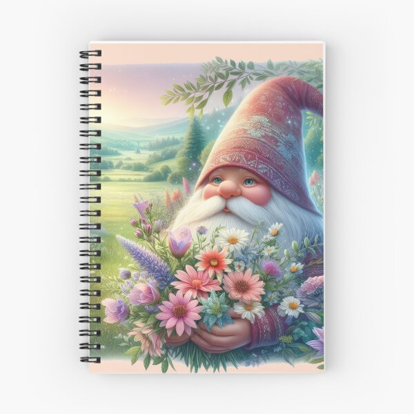Item preview,  Spring fantasy landscape with dwarf with a bouquet of flowers,Bloom Boom,Spring,floral designed and sold by Expressions-Sel.