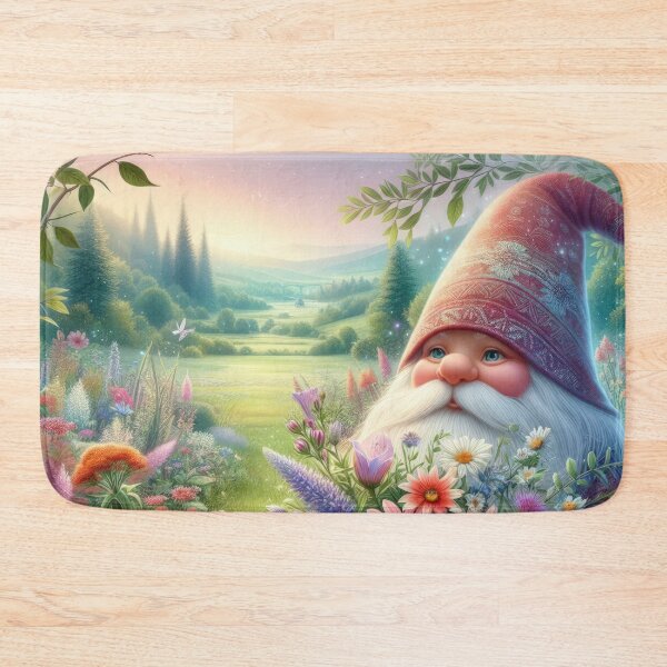 Item preview,  Spring fantasy landscape with dwarf with a bouquet of flowers,Bloom Boom,Spring,floral designed and sold by Expressions-Sel.