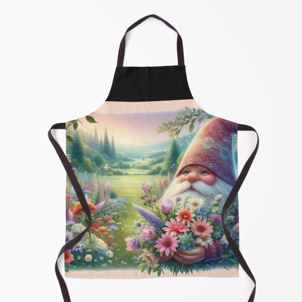 Item preview,  Spring fantasy landscape with dwarf with a bouquet of flowers,Bloom Boom,Spring,floral designed and sold by Expressions-Sel.