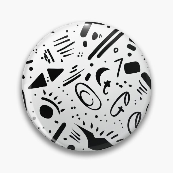 Artikelvorschau, Monochrome Doodle Magic – Abstrakte Tintentextur entworfen und verkauft von YourPrettyHome.