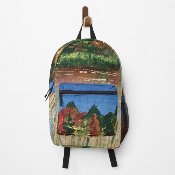 Item preview, Ludlow Vermont Autumn Reflection Art designed and sold by Madeline Binder Art & Design.