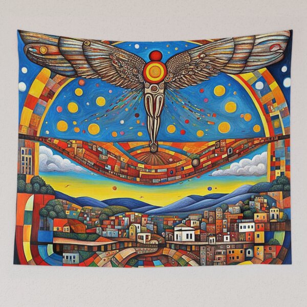 Item preview, Icarus Overhead designed and sold by George Hutton Hunter.