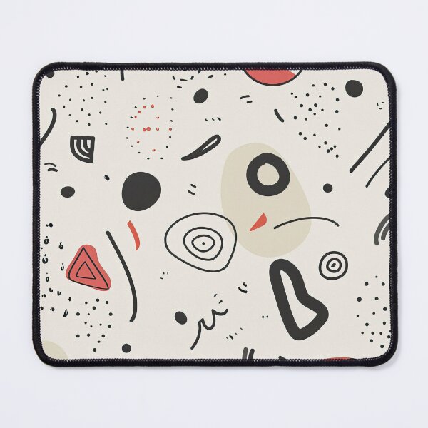 Item preview, Hauntingly Beautiful – Black and Red Doodle Artwork designed and sold by YourPrettyHome.