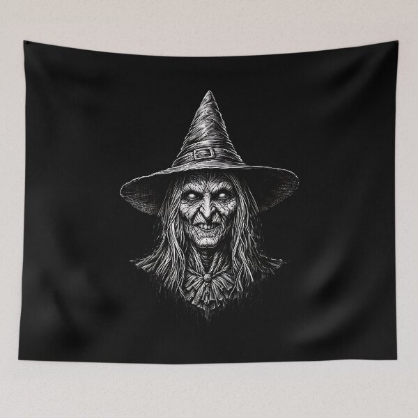 Item preview, Old scary witch - cool horror design designed and sold by ReneMM.