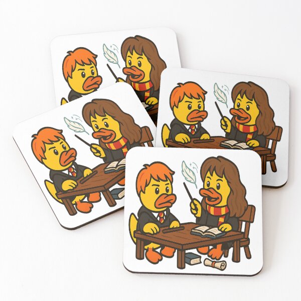 Item preview, DuckWarts - Quackiosa Scene (Hermione & Ron) designed and sold by Patolabs.