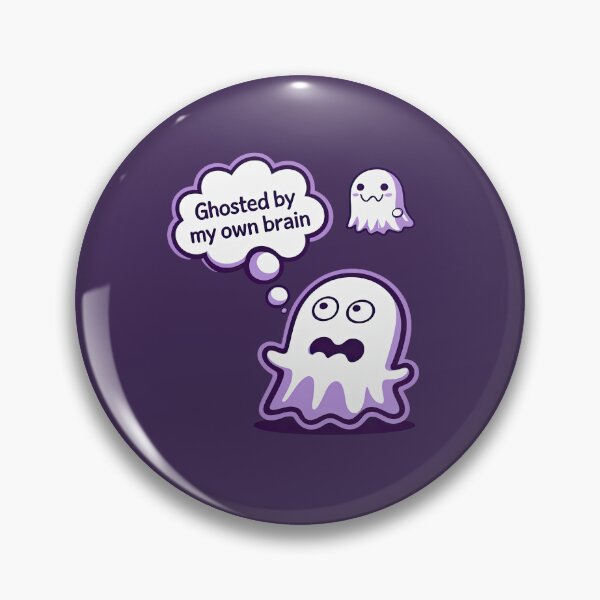 Item preview, Ghosted by my brain – Ghost Cartoon designed and sold by ApriNoeScor.