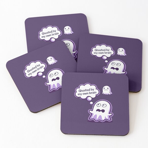 Item preview, Ghosted by my brain – Ghost Cartoon designed and sold by ApriNoeScor.