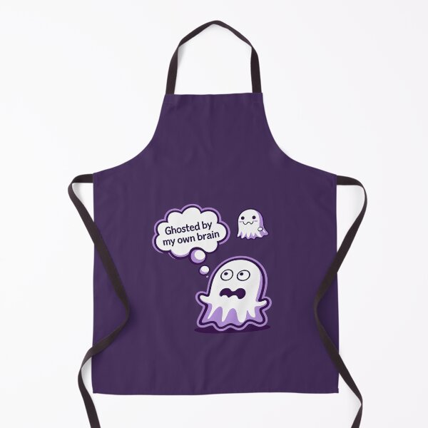 Item preview, Ghosted by my brain – Ghost Cartoon designed and sold by ApriNoeScor.
