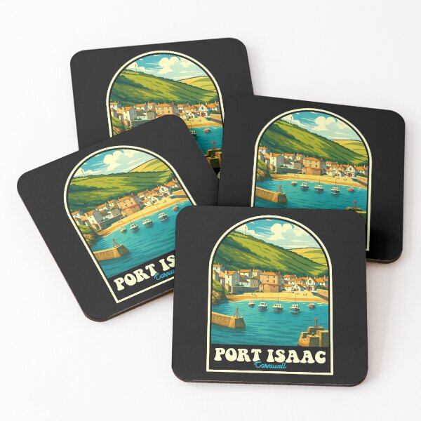Item preview, Port Isaac Cornwall Vintage Harbour Travel Coastal Design designed and sold by JackCurtis1991.