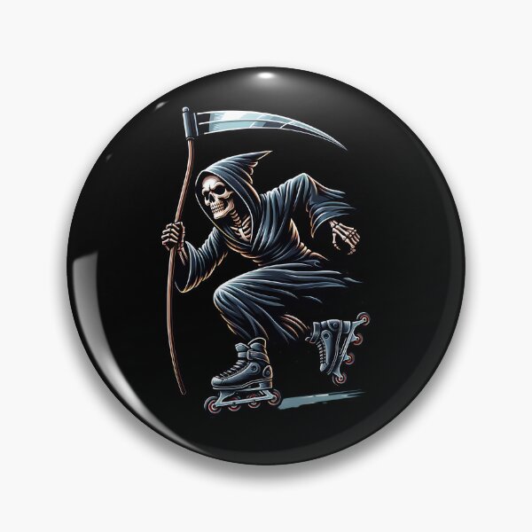 Item preview, Cool Grim Reaper rides inline skates designed and sold by ReneMM.