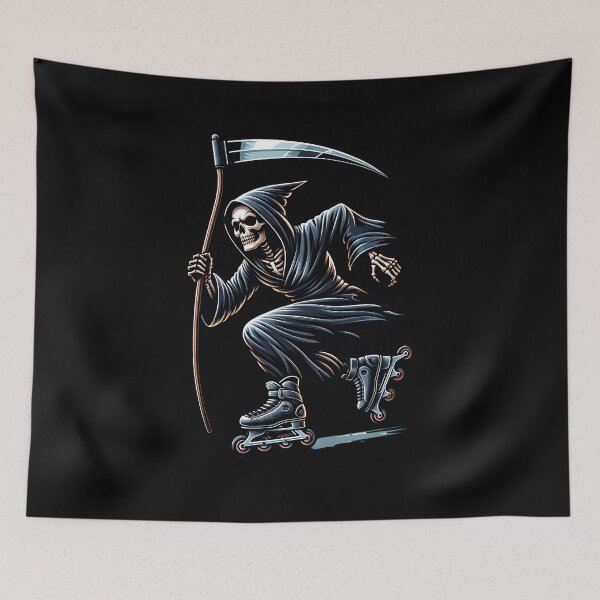 Item preview, Cool Grim Reaper rides inline skates designed and sold by ReneMM.