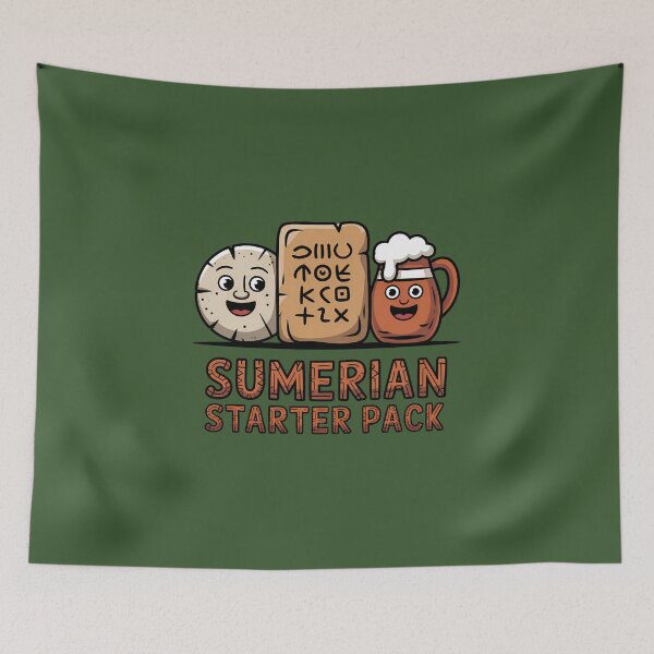 Item preview, Sumerian Starter Pack Funny Ancient History Essentials designed and sold by SurrealArtSzysz.