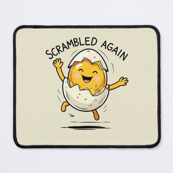 Item preview, Scrambled again – Funny egg design designed and sold by ApriNoeScor.