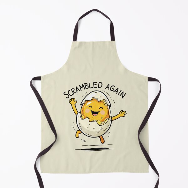 Item preview, Scrambled again – Funny egg design designed and sold by ApriNoeScor.