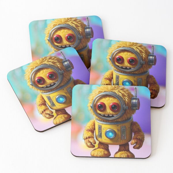 Item preview, Cosmic Fluffbot – Furry Space Explorer designed and sold by Artitude Studio.