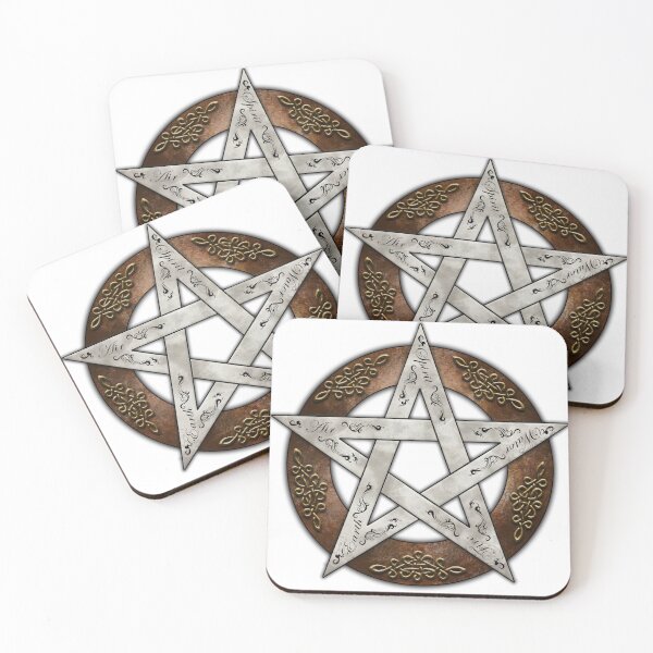 Item preview, Metal Pentacle designed and sold by TheMoonlightShop.