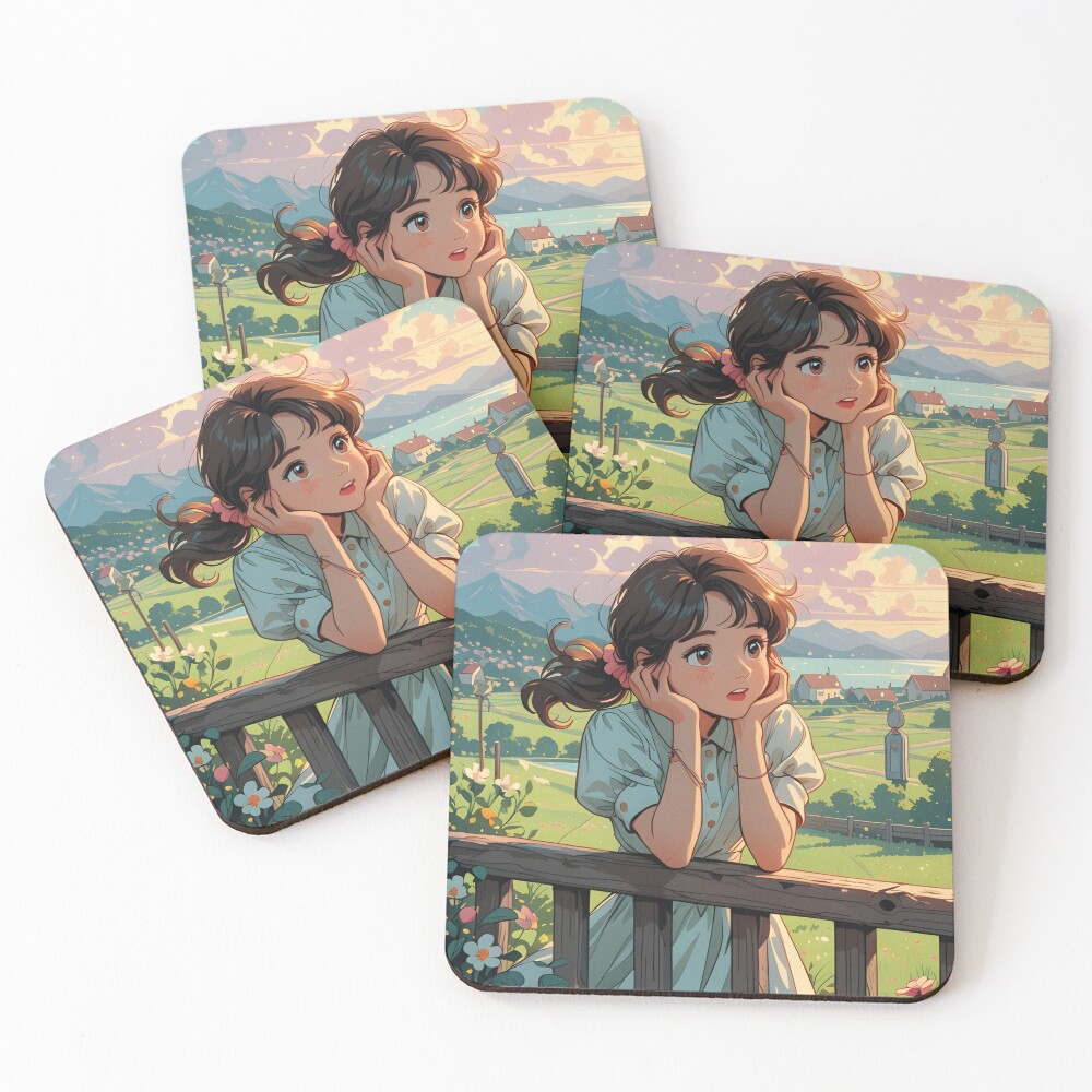 Item preview, Coasters (Set of 4) designed and sold by STORE-AI.