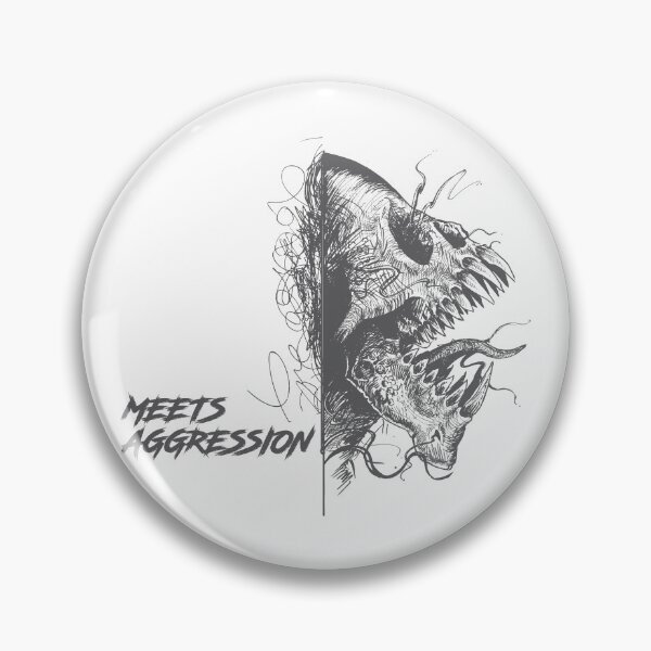 Item preview, "Meets Aggression" – Skull & Beast Fusion Art designed and sold by SkillDesigner.