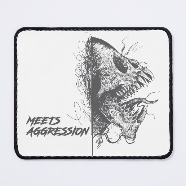 Artikelvorschau, „Meets Aggression“ – Schädel & Tier Fusion Art entworfen und verkauft von SkillDesigner.