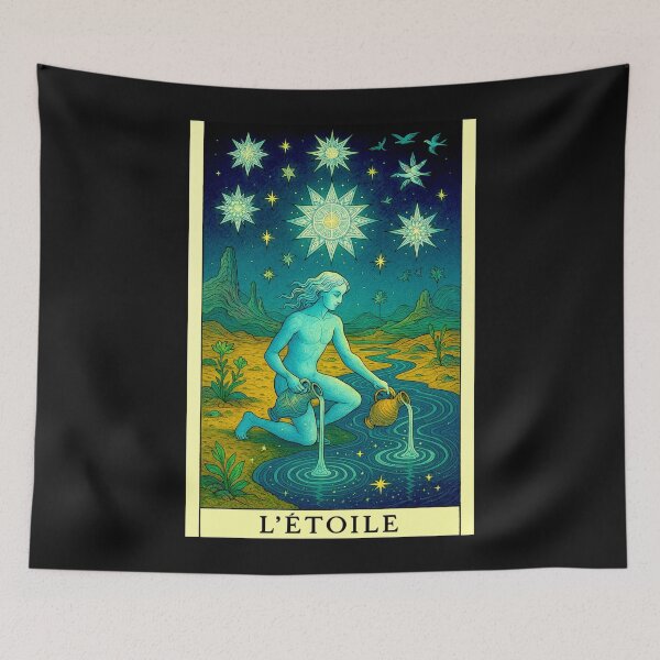 Item preview, The Tarot Deck:The Star, L 'etoille, A estrela v3 designed and sold by Helios Be. Lavsh.