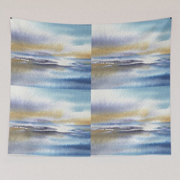Item preview, Calm Peaceful Watercolor Landscape I  designed and sold by Irina Sztukowski.
