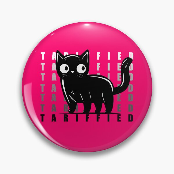 Item preview, Tariffied Black Cats Against Tariffs designed and sold by KilkennyCat Art.