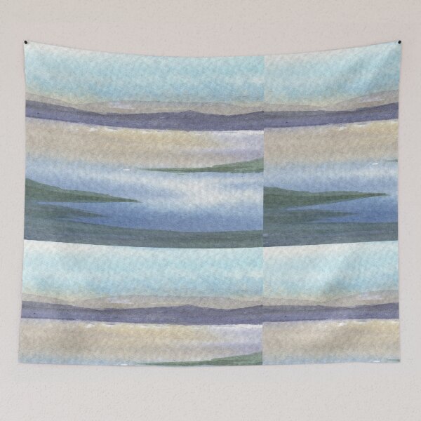 Item preview, Calm Peaceful Watercolor Landscape II designed and sold by Irina Sztukowski.