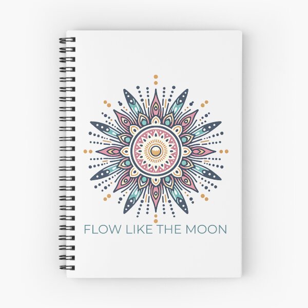 Item preview, Flow Like The Moon Mandala – Spiritual Lunar Energy Design designed and sold by Furr-n-Purr.