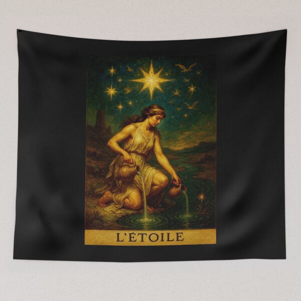 Item preview, The Tarot Deck:The Star, L 'etoille, A estrela v4 designed and sold by Helios Be. Lavsh.