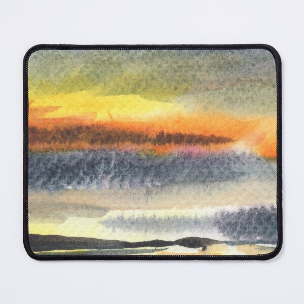 Item preview, Calm Peaceful Watercolor Landscape IV designed and sold by Irina Sztukowski.