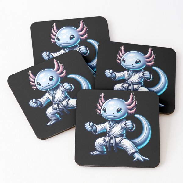 Item preview, Martial Arts Axolotl - cool Axolotl design. designed and sold by ReneMM.