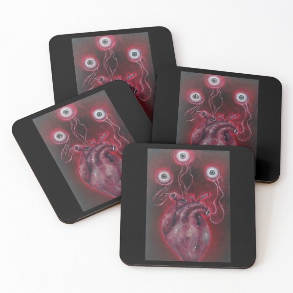 Item preview, Anatomical heart with eyes designed and sold by ShadowShivers.