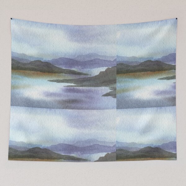 Item preview, Calm Peaceful Watercolor Landscape V designed and sold by Irina Sztukowski.