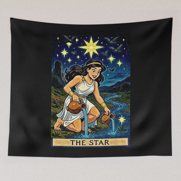 Item preview, The Tarot Deck:The Star, L 'etoille, A estrela v5 designed and sold by Helios Be. Lavsh.