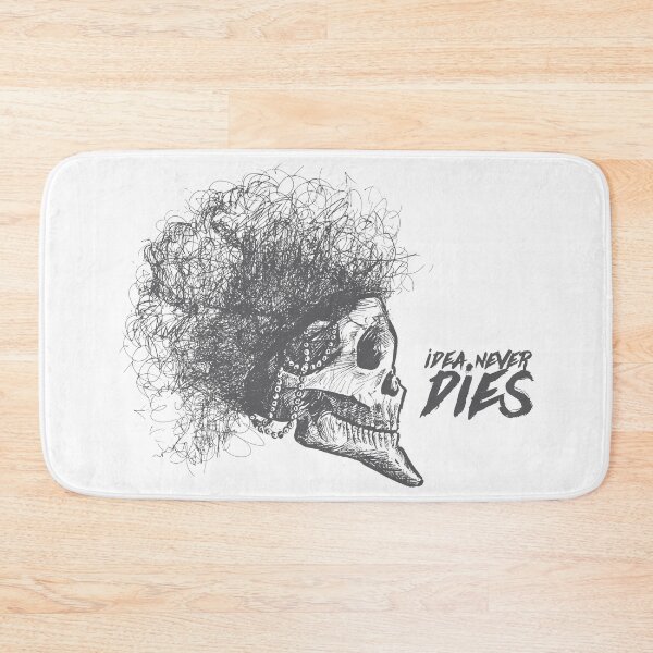 Item preview, "Idea Never Dies" – Skull Afro Punk Art designed and sold by SkillDesigner.