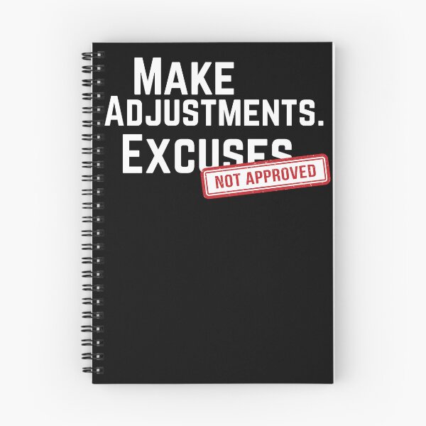 Item preview, Make Adjustments Not Excuses designed and sold by Hakimy Design.