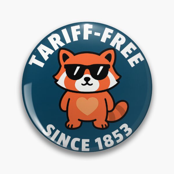 Item preview, red panda tariff free since 1853 designed and sold by TSQ.