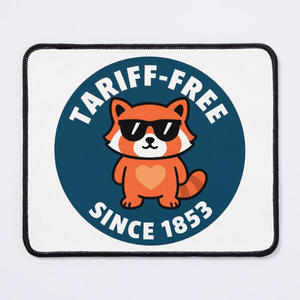 Item preview, red panda tariff free since 1853 designed and sold by TSQ.
