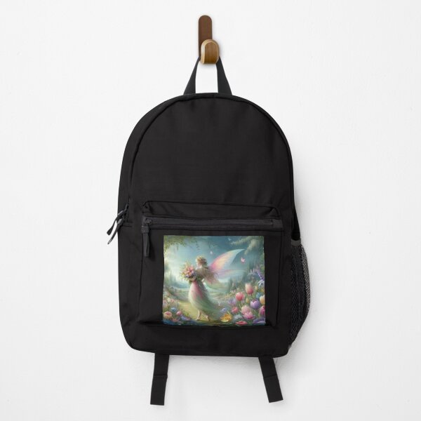 Item preview, Spring fantasy landscape with a woman fairy with a bouquet of flowers,Bloom Boom,Spring,floral designed and sold by Expressions-Sel.