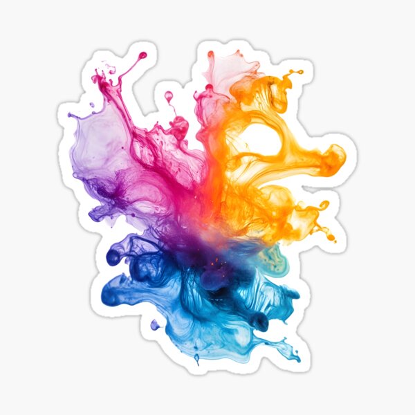 Item preview, Explosive Colour Splash designed and sold by JoeDesignCorner.