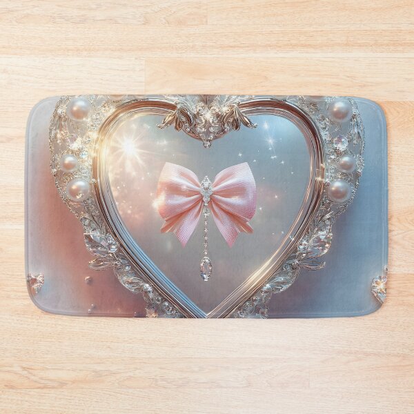 Item preview, Heart Mirror Royale – Pearls & Coquette Drama designed and sold by AI-Only Creations.