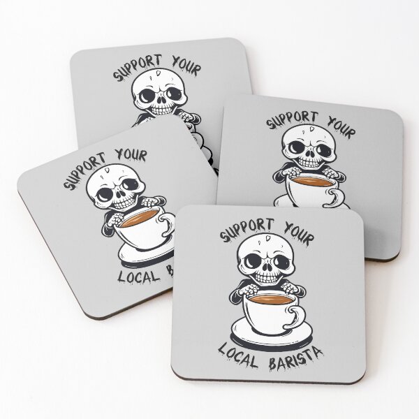Item preview, Support Your Local Barista - Coffee Shop Gift designed and sold by tinytwist.