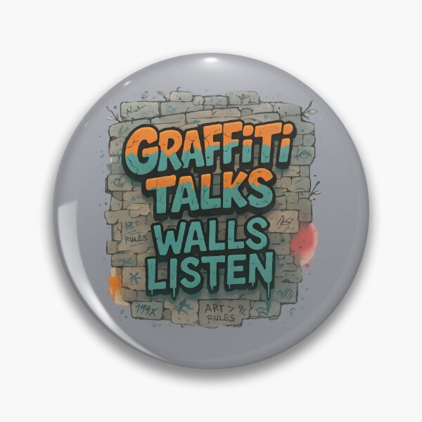 Item preview, Graffiti Talks Walls Listen – Urban Streetwear Art designed and sold by Maximilianos.